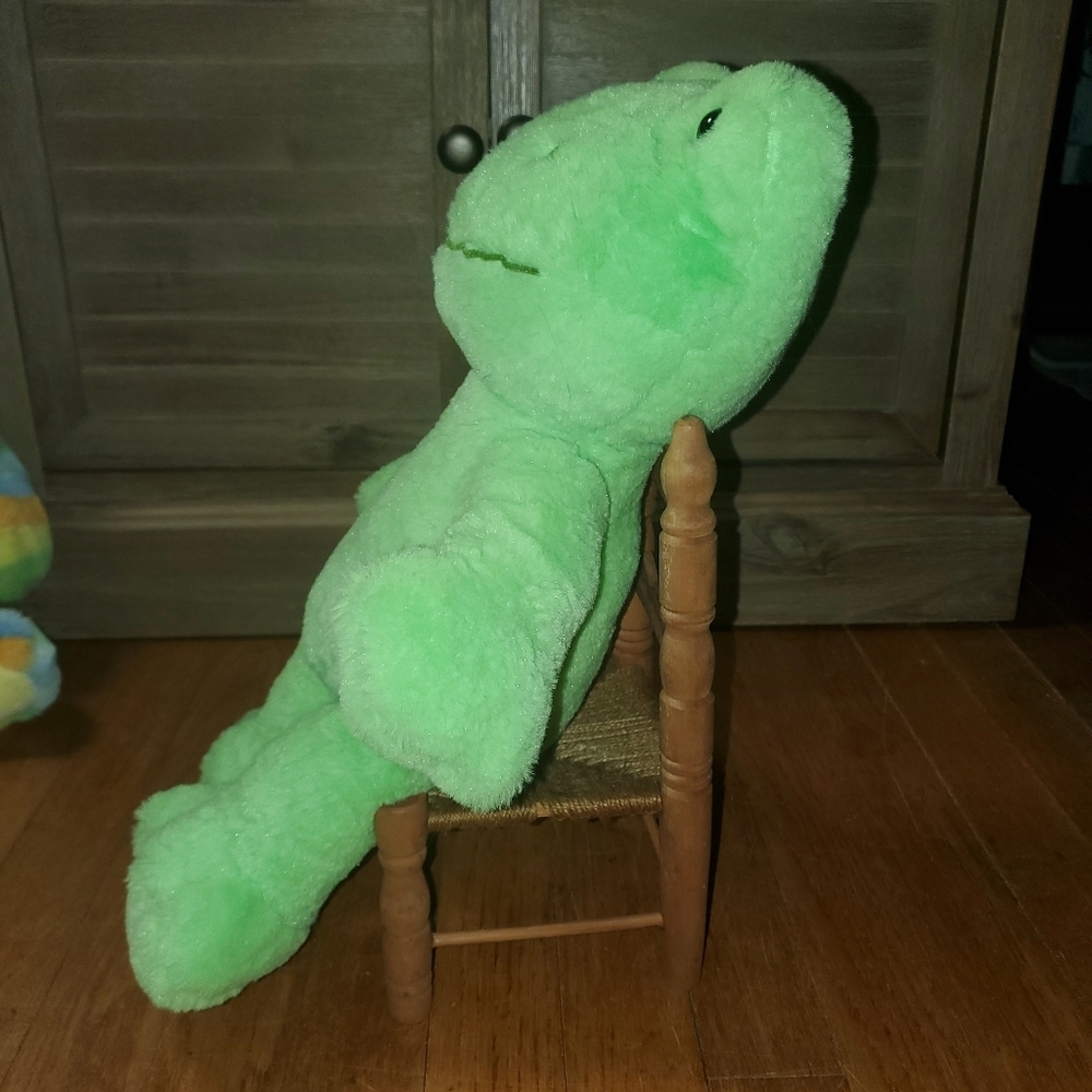 Build-A-Bear Green Frog Stuffed Animal - Picture 4 of 11